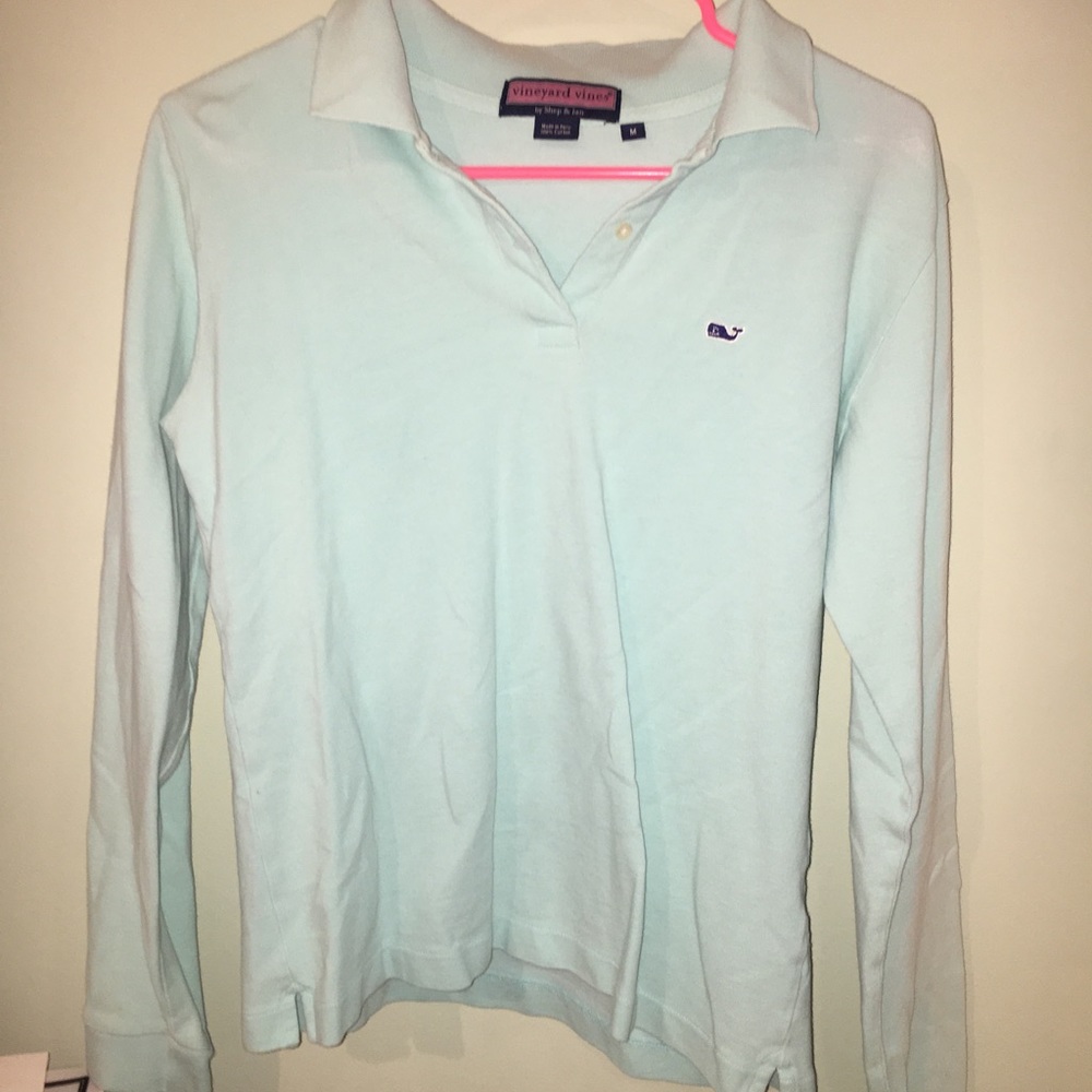 Long Sleeve Vineyard Vines Collared Polo